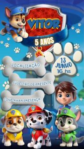 PATRULHA CANINA MENINO